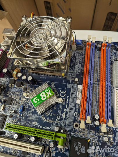 Материнская плата процессор память ретро