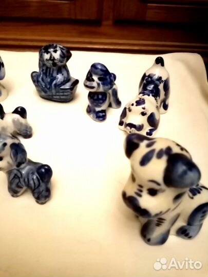 Собачки гжель