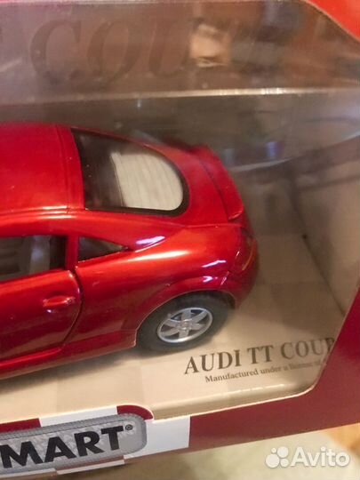 Модель автомобиля металл audi TT