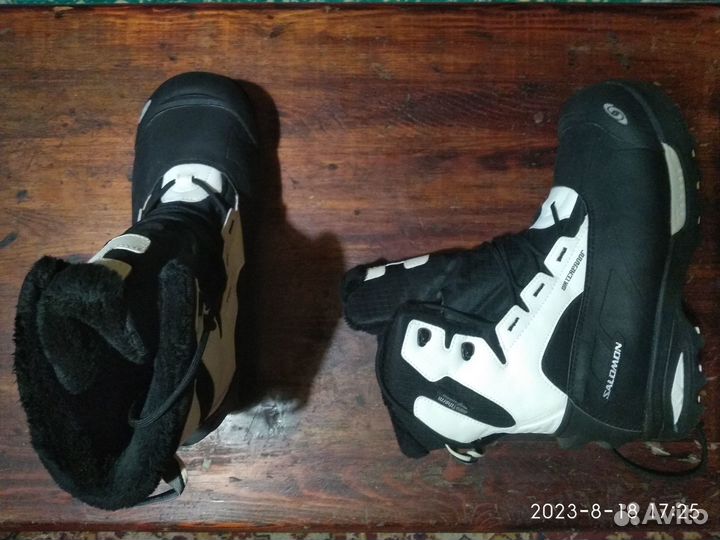 Тёплые зимнии ботинки «Salomon toundra mid WP»