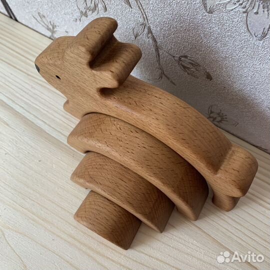 Пирамидка заяц, монтессори