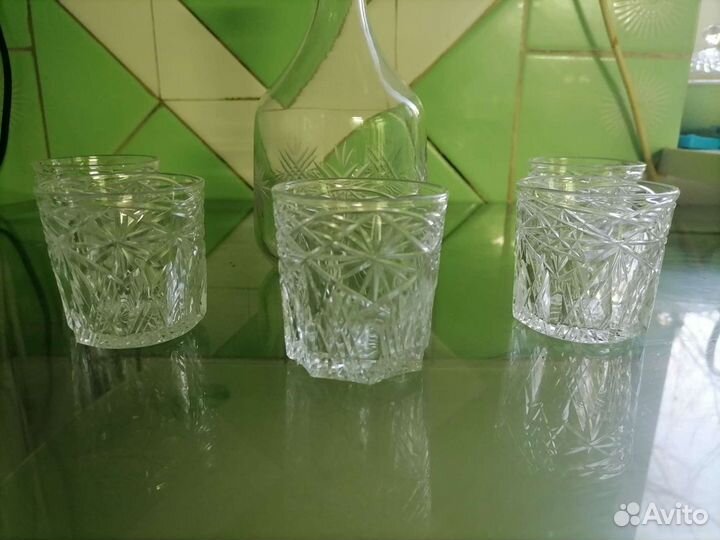 Рюмки, стаканы, кружки хрусталь СССР