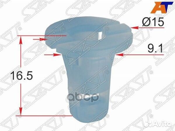 Клипса под винт nissan (1 шт.) ST-KJ-2448 Sat