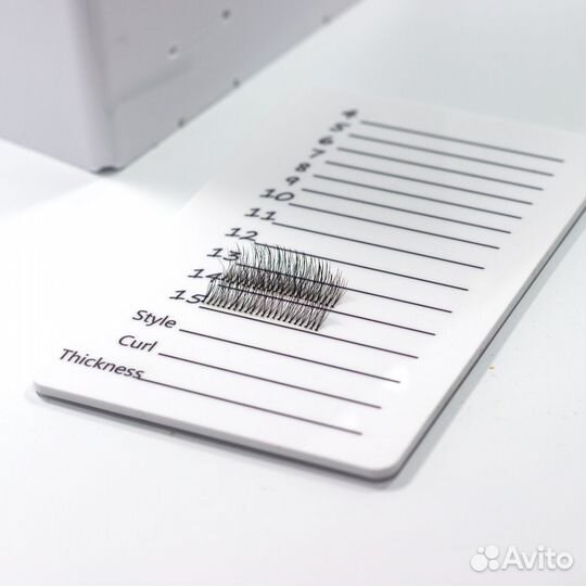 Лэшбокс для наращивания ресниц 5 планшетов в компл