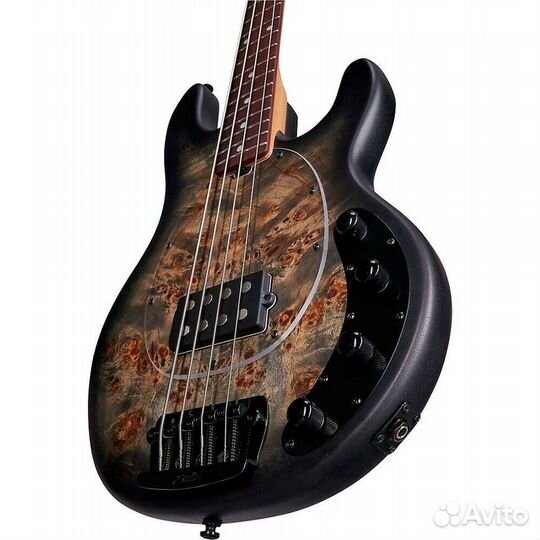 Бас-гитара Sterling StingRay Ray34PB Trans Black