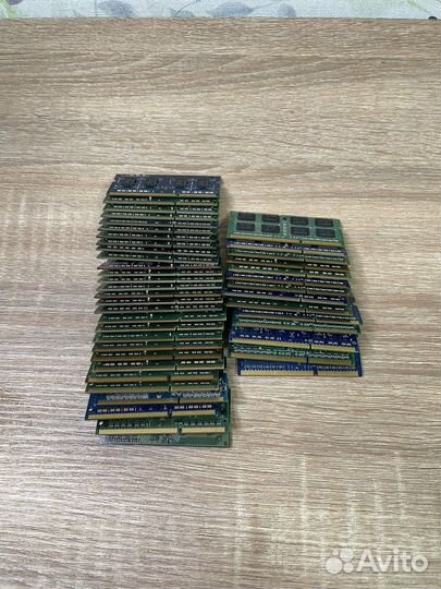 43 плашки памяти DDR3 для ноутбука