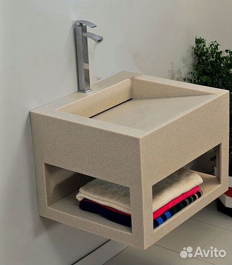 Раковина лодочка. Раковина из исскуственного камня