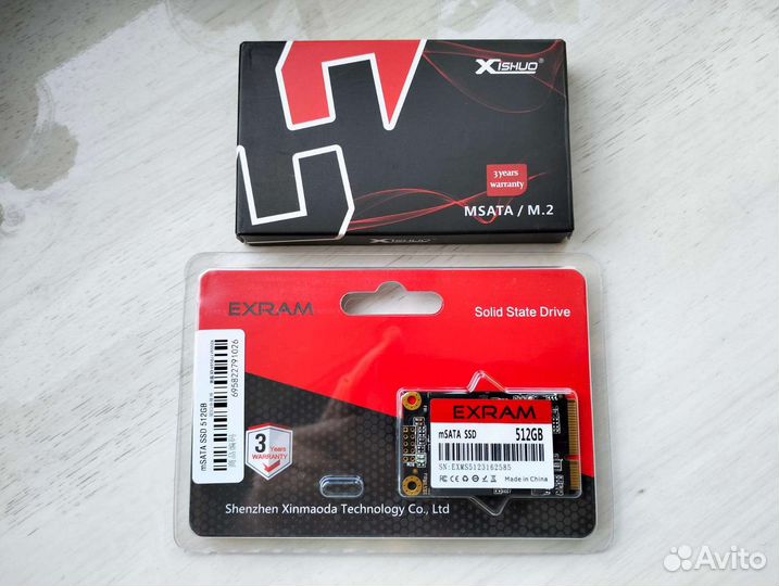 SSD msata 256GB/512GB