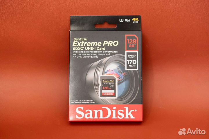 SanDisk Extreme Pro UHS I U3 V30 170MB/s 128GB