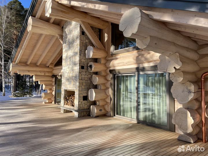 Сруб дома / Дом из кедра