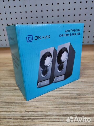 Акустич. система 2.0 Oklick OK-165 6Вт, черные