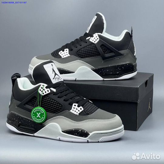 Кроссовки Nike Jordan 4 Space Grey (Арт.48422)