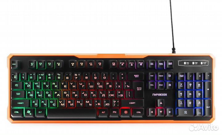 Клавиатура игровая Гарнизон GK-320G с подсветкой