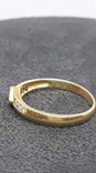 Золотое кольцо с бриллиантами и сапфир (3583)