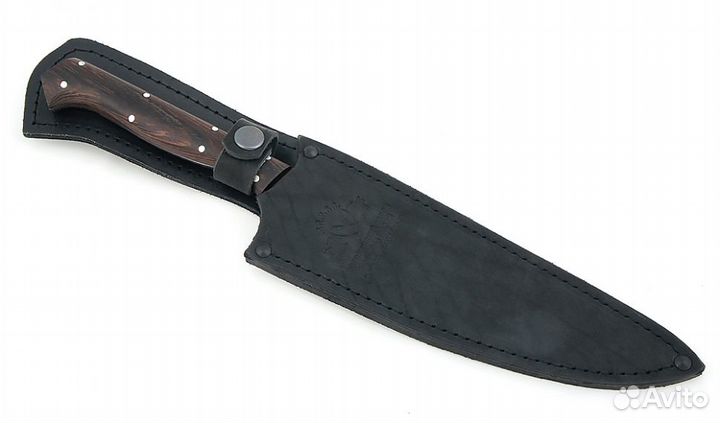 Нож Шеф №8 сталь Х12мф, рукоять венге