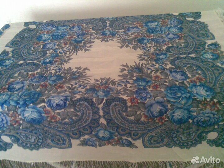 Павловопосадский платок шерсть