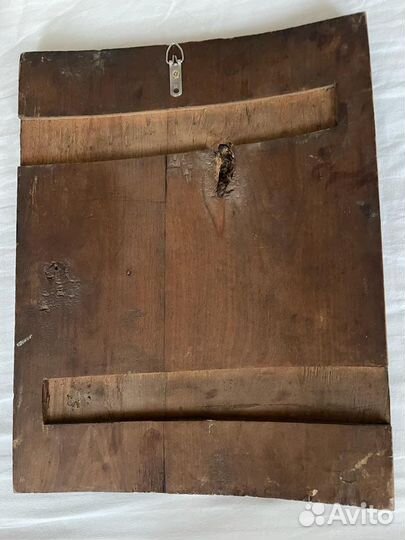 Икона Николай Чудотворец 19 век антиквариат