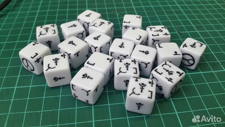 Кубик d6 гравированный