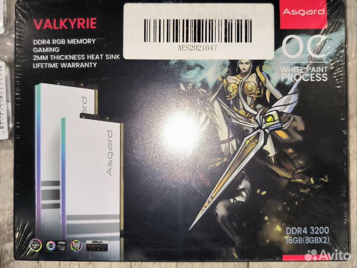 Asgard Valkyrie V5 RGB ddr4(8+8)цена за 16гб