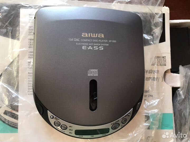 Портативный cd плеер aiwa новый