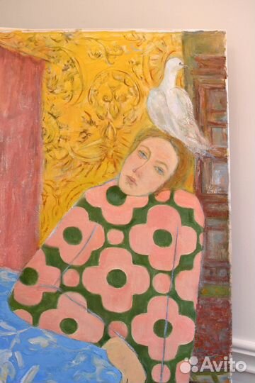 Авторская картина маслом 110*110