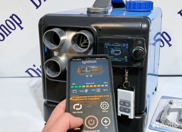 Автономный отопитель сухой фен 8 квт с bluetooth объявление продам