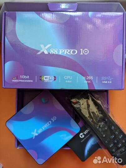 Тв-приставка смартбокс X88pro Android 4/32Gb