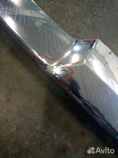 Накладка на бампер задняя Mercedes Benz Gls X166