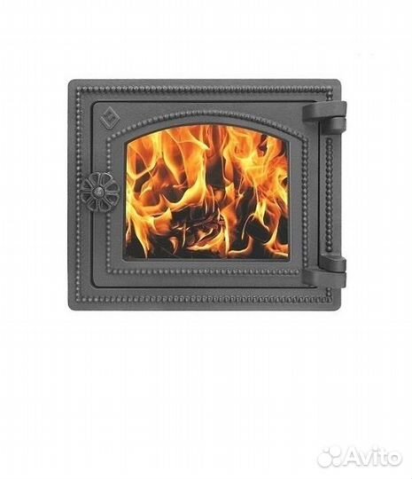 Дверка везувий печная дт-3С (Антрацит)