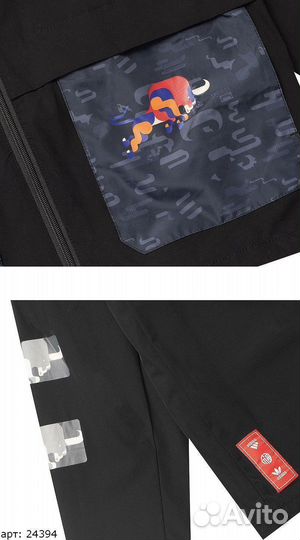 Ветровка adidas nice pocket черная