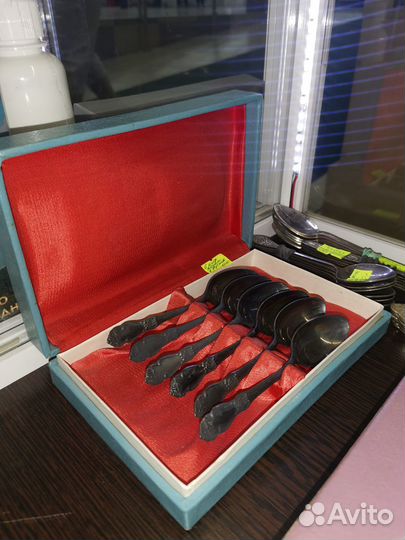 Столовые приборы мельхиор, серебро советские