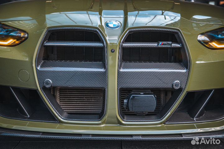 Карбоновые воздуховоды бампера BMW M3 G80