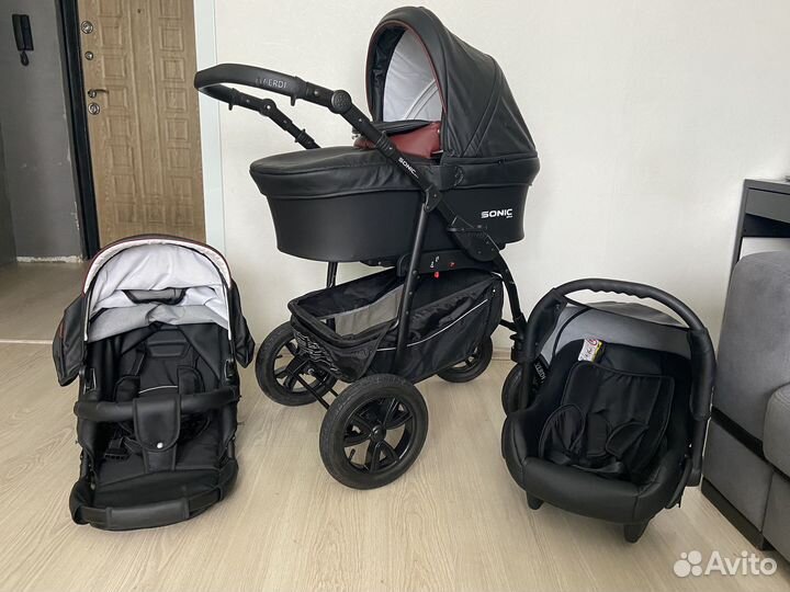 Коляска Sonic plus Verdi 3 в 1