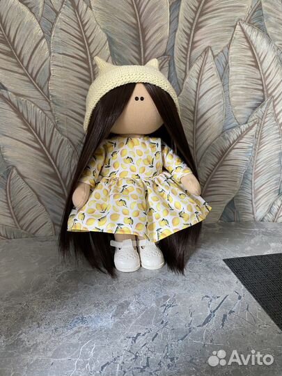 Текстильная интерьерная кукла