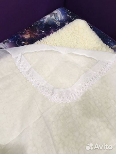 Одеяло с уголком на выписку