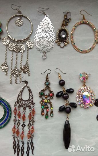 Серьги в огромном ассортименте. 90 процентов новых