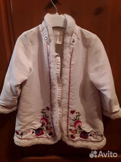 Куртка на девочку, натуральная, лайка