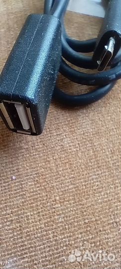 Кабель адаптер usb otg 1м
