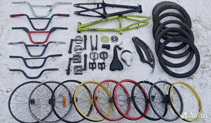 Детали для велосипеда. Преимущественно BMX