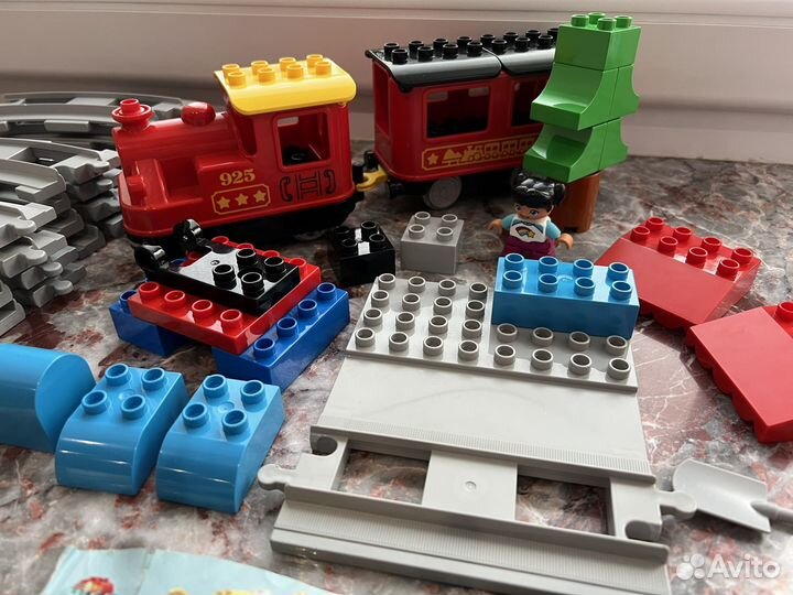 Оригинал lego Duplo 10874 Поезд