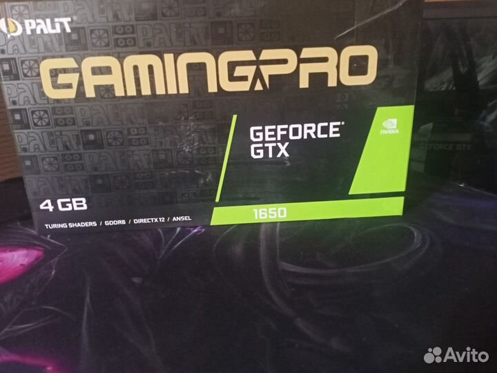 Видеокарта gtx 1650 4gb