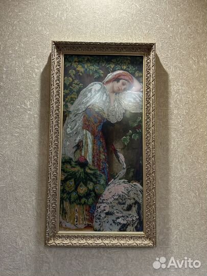 Ангел ручная работа бисера