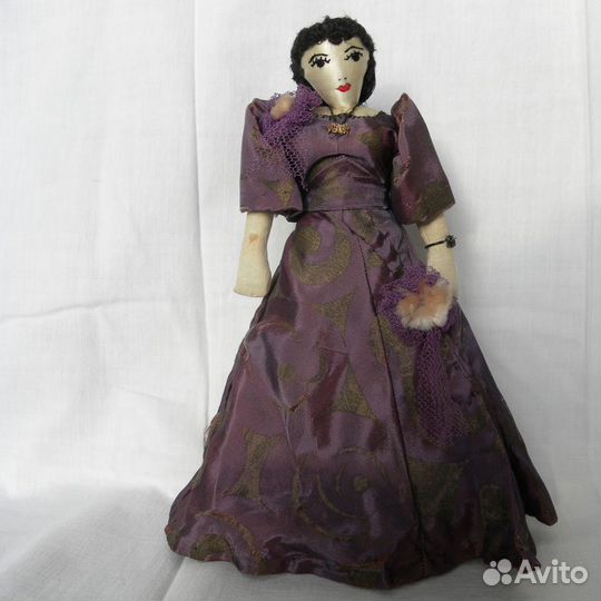 Кукла старинная. Текстильная