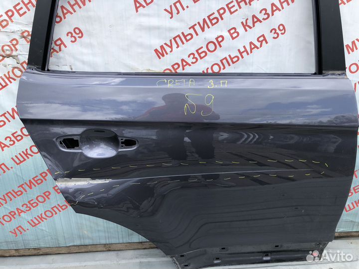 Дверь задняя правая Хендай Крета