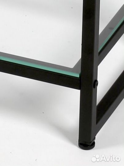 Стеллаж для одежды aс2260-11-Ч со стеклом 220х60х4