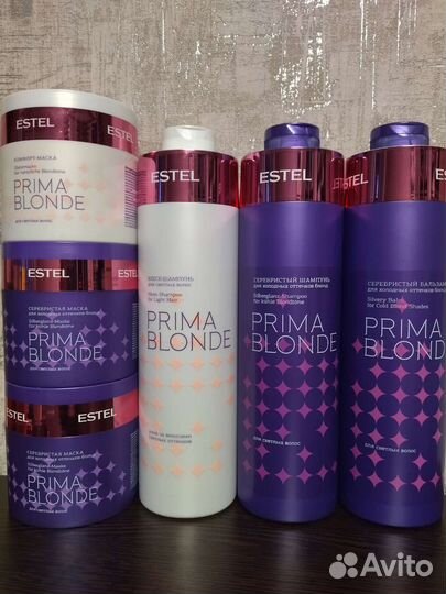 Шампунь бальзам маска Estel Prima blond