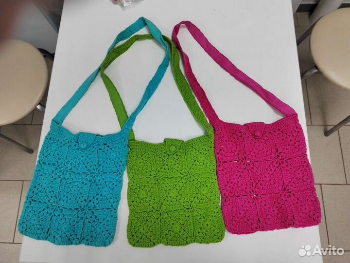 Сумки детские вязаные