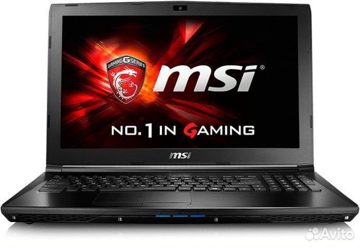 Игровой ноутбук MSI 15.6' 4 ядра 16 гб GTX 1050