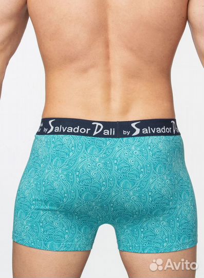 Трусы мужские лазурные Salvador Dali боксеры