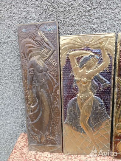 Настенное панно чеканки СССР